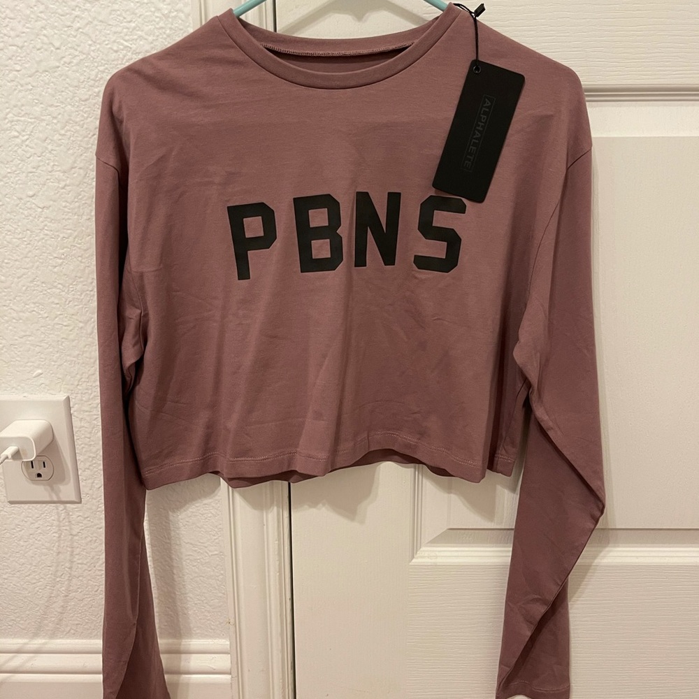 Alphalete PBNS Oversized Long Sleeve Crop - Echo